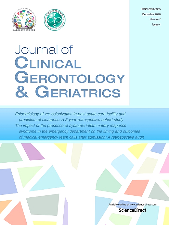 Go to journal home page - Journal of Clinical Gerontology and Geriatrics